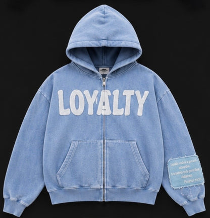 Blue LOVEYALTY Hoodie