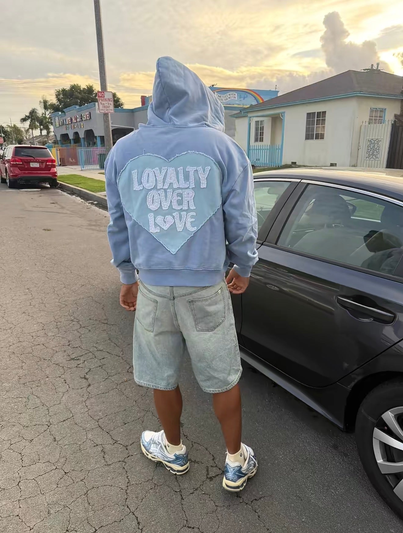 Blue LOVEYALTY Hoodie