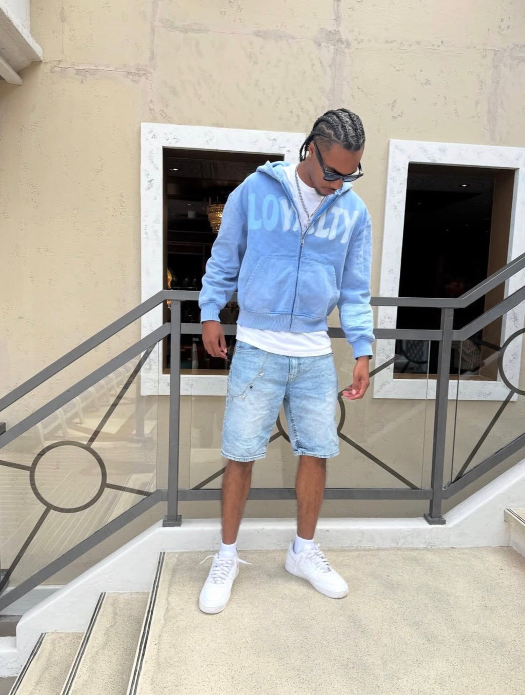 Blue LOVEYALTY Hoodie