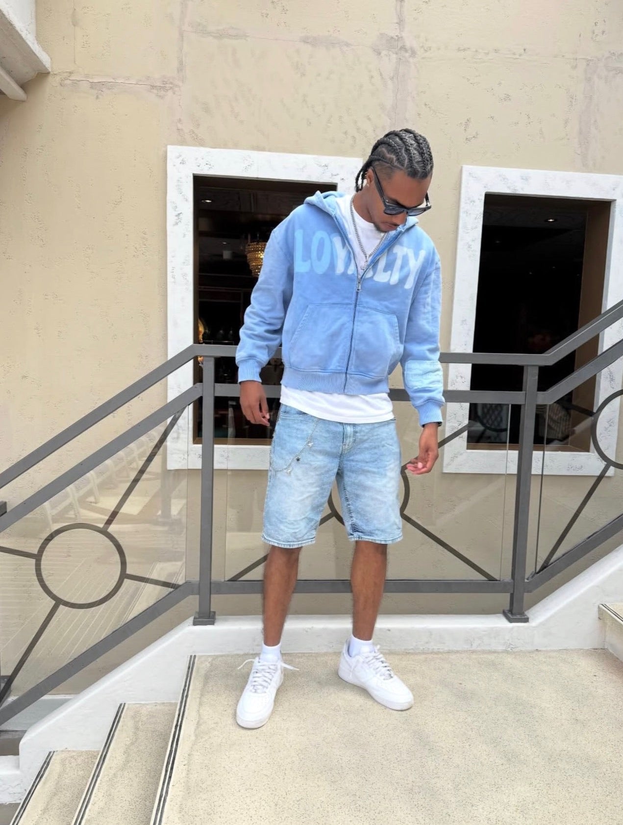 Blue LOVEYALTY Hoodie
